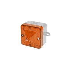 L101ALED024DCG.2 E2S  LED Beacon L101L-A  24vDC [g] 2:AMBER Flash/Permanent IP56 20-28vDC (w/Lugs)